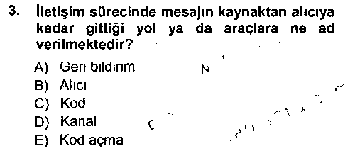 KOI405U Odalar Bölümü Yönetimi çıkmış sınav sorusu 3