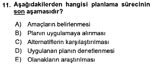 LOJ431U LOJ431U Lojistik Maliyetleri Ve Raporlama çıkmış sınav sorusu 3