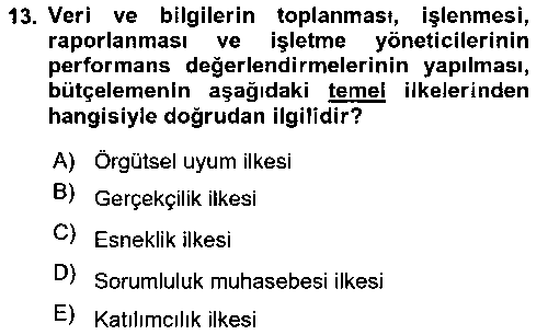 LOJ431U LOJ431U Lojistik Maliyetleri Ve Raporlama çıkmış sınav sorusu 2