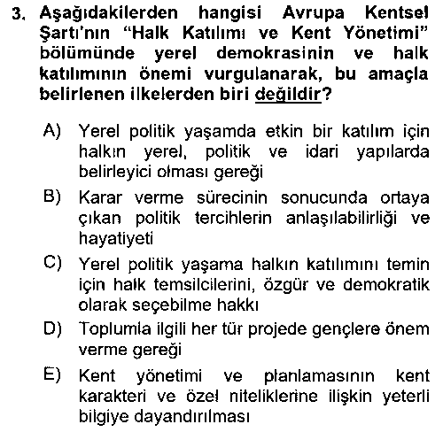 MLY392U Mahalli İdareler Maliyesi çıkmış sınav sorusu 3
