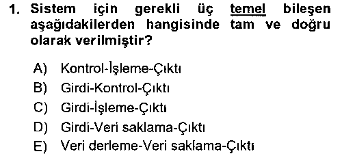 MVU204U Muhasebe Yazılımları çıkmış sınav sorusu 1