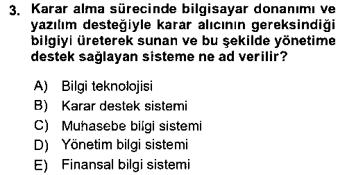 MVU204U Muhasebe Yazılımları çıkmış sınav sorusu 3