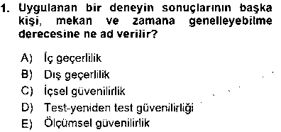 PSI101U Psikolojiye Giriş çıkmış sınav sorusu 1