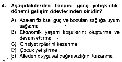 PSI102U Eğitim Psikolojisi çıkmış sınav sorusu 3
