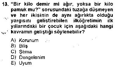 PSI102U Eğitim Psikolojisi çıkmış sınav sorusu 2