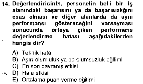 PSI104U PSİ104U Çalışma Psikolojisi çıkmış sınav sorusu 3