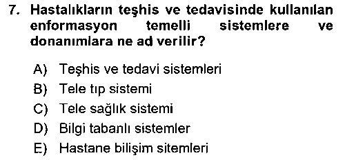 SAG112U SAG112U Sağlık İşletmeciliği 2 çıkmış sınav sorusu 1