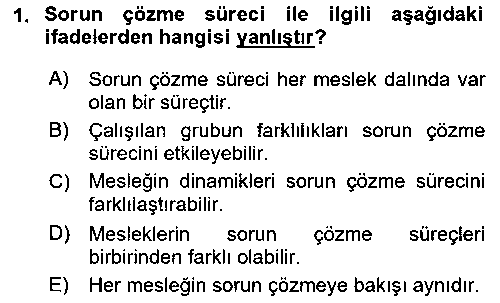SHZ208U Sosyal Hizmet Kuramları 2 çıkmış sınav sorusu 1