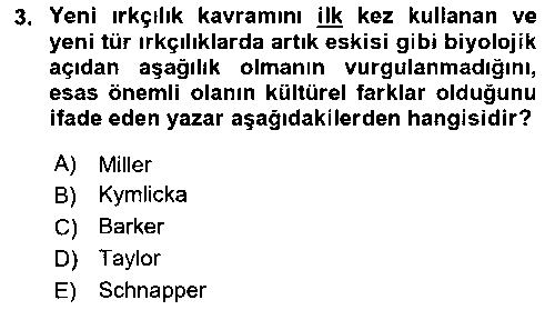 SHZ403U Göçmen Ve Sığınmacılarla Sosyal Hizmet çıkmış sınav sorusu 3