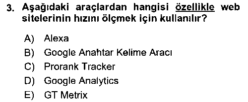 SMY101U Sosyal Medyaya Giriş çıkmış sınav sorusu 3