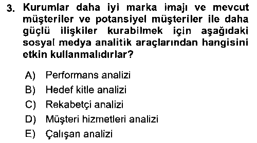 SMY205U Sosyal Medya Araçları 1 çıkmış sınav sorusu 3
