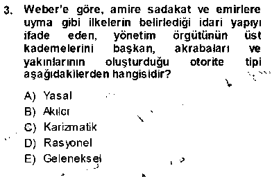 SOS111U Sosyoloji 1 çıkmış sınav sorusu 3