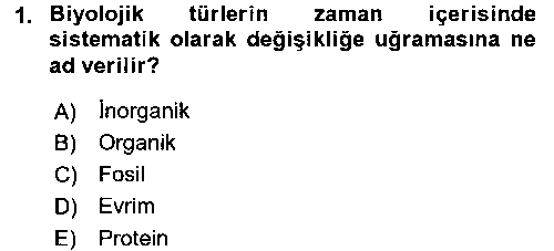 TAR113U Uygarlık Tarihi 1 çıkmış sınav sorusu 1