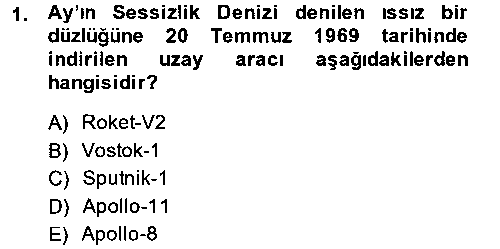 TAR224U Bilim ve Teknoloji Tarihi çıkmış sınav sorusu 1