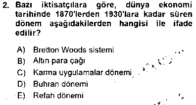 TIC207U Kambiyo Mevzuatı çıkmış sınav sorusu 2