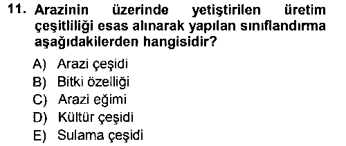 TRM101U TRM101U Tarım Ekonomisi çıkmış sınav sorusu 3
