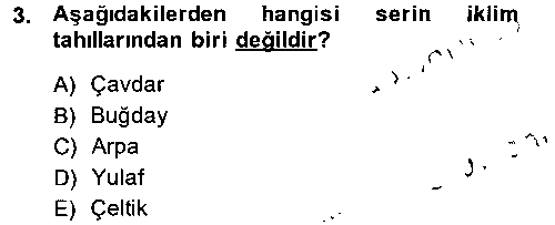 TRM104U Tarla Bitkileri 1 çıkmış sınav sorusu 3