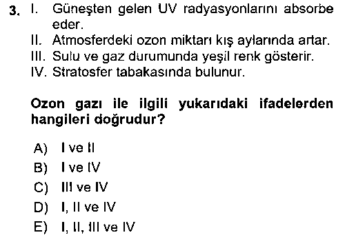 TRM105U Tarımsal Meteoroloji çıkmış sınav sorusu 3