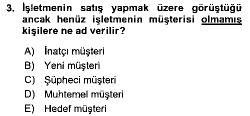 TRZ203U Otel İşletmelerinde Destek Hizmetleri çıkmış sınav sorusu 3